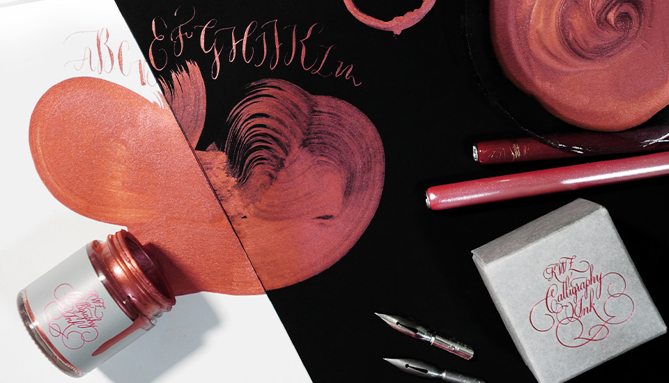 KWZ kaligraficky inkoust - mercury red